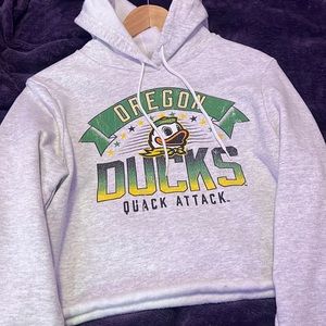 Oregon Ducks Crop Hoodie